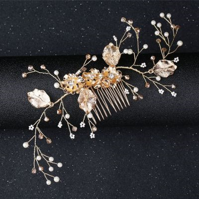 Fashion Beautiful Bridal Hair Comb for Weddings - Click Image to Close